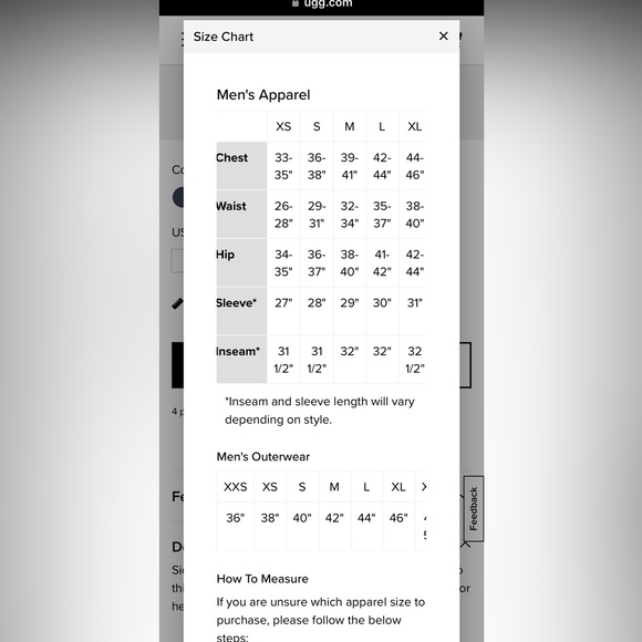 Men’s UGG Gordon Zipped Hoodie Jacket in Black-Fleece-lined-Size Extra Large - Picture 7 of 8